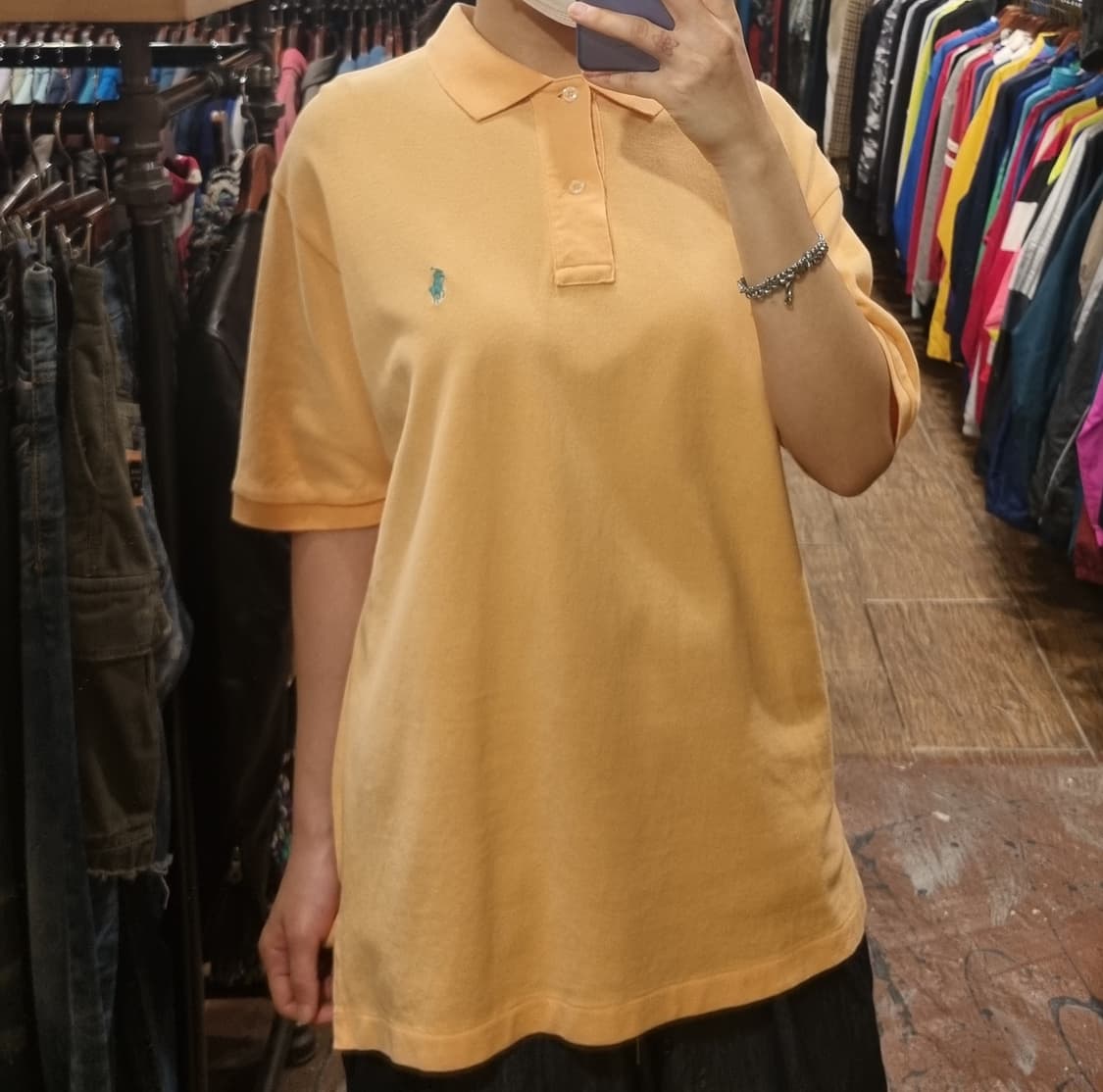 [Hi] 폴로 반팔 카라티 오렌지 상품이미지2