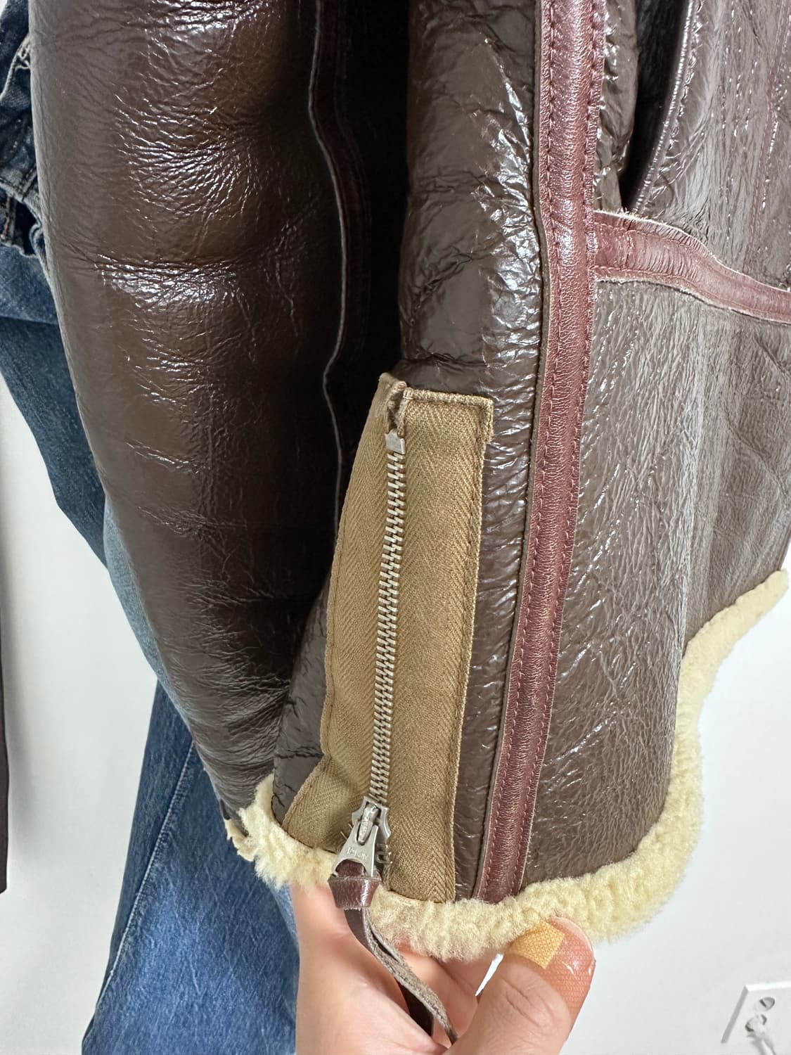 리얼맥코이 B-6 레더 무스탕 40(100) 상품이미지7