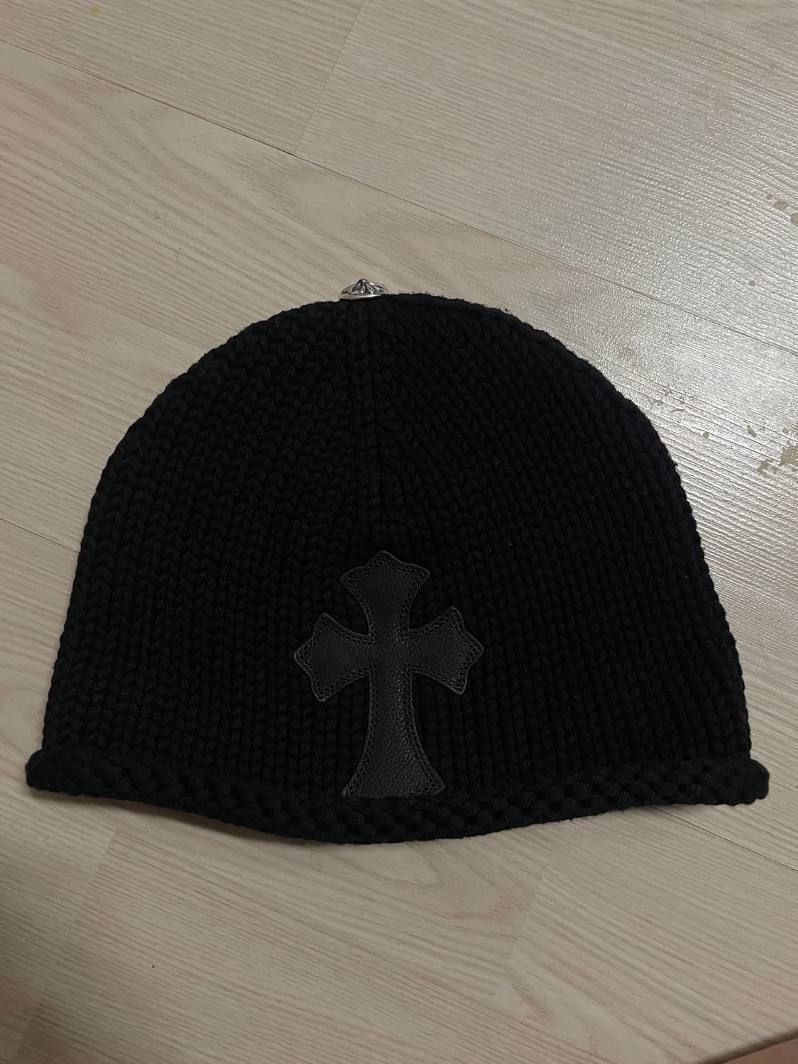 [OS] 크롬하츠 크로스 레더 비니 코튼 상품이미지1