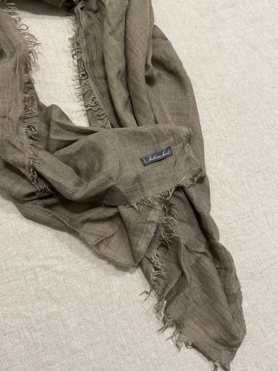 팔리에로 사르티 카키 머플러 상품이미지4