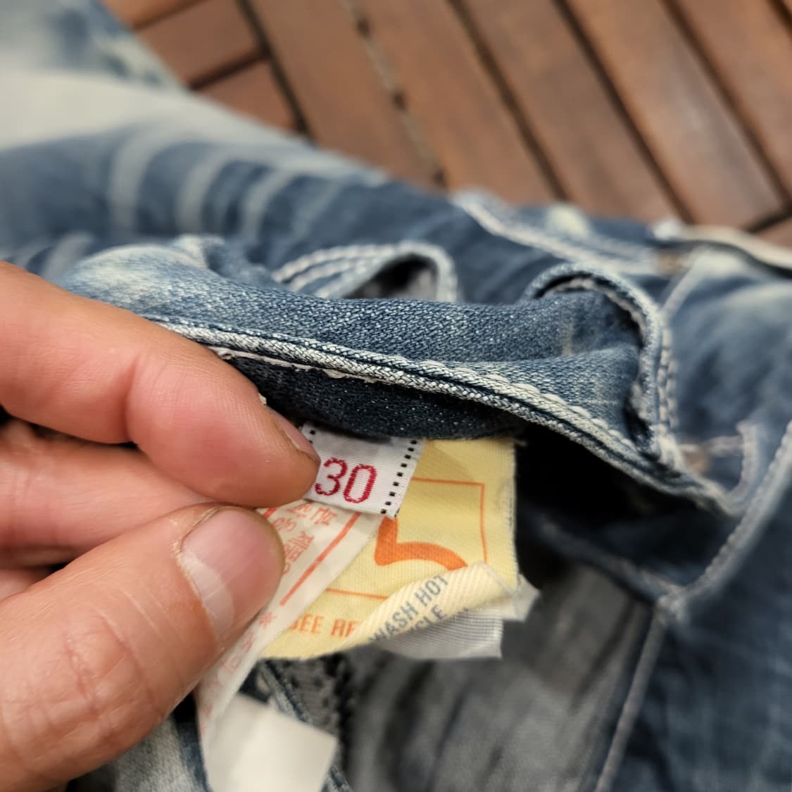 EVISU 청 반바지 (30) 상품이미지10