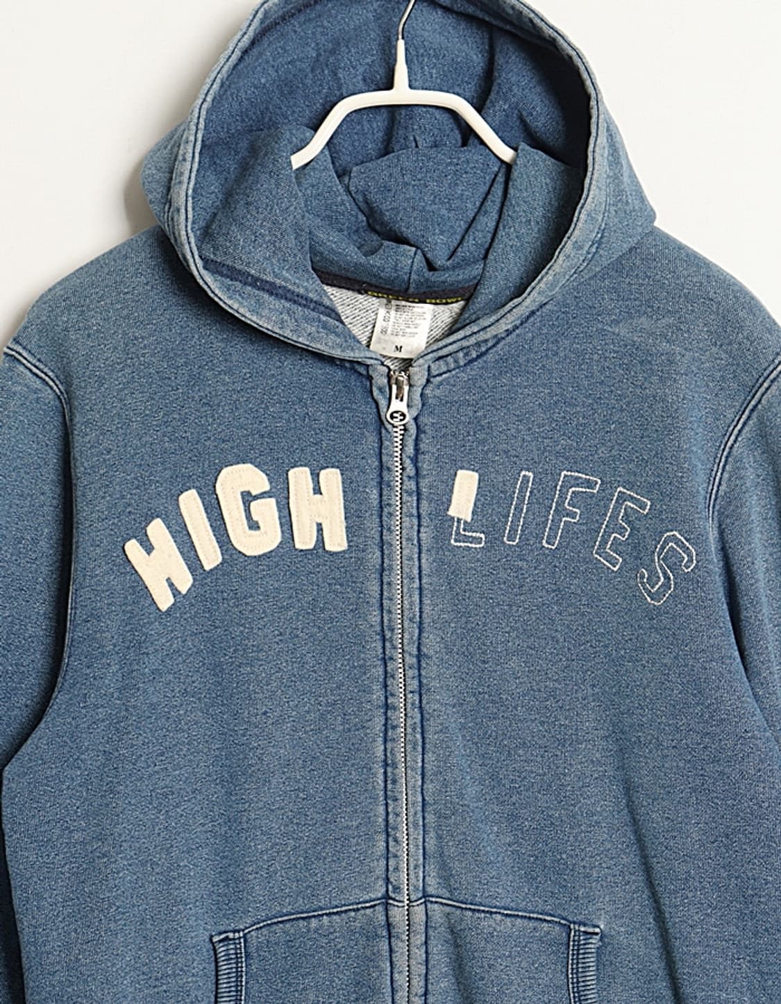  GREEN BOWL Indigo Sweat Zip Hoodie 상품이미지2