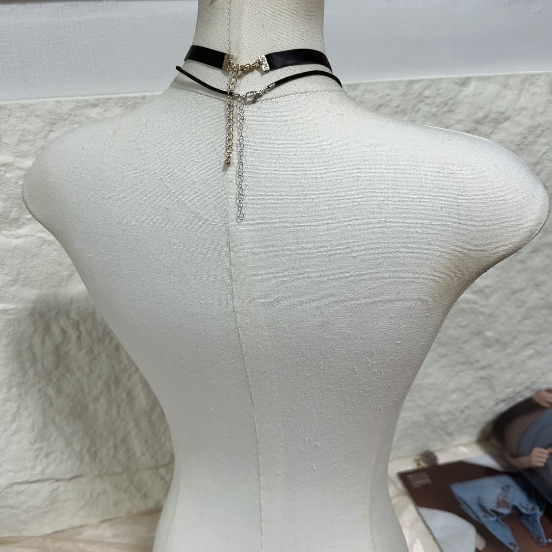 빈티지 리본 레이스 초커 목걸이세트 상품이미지3