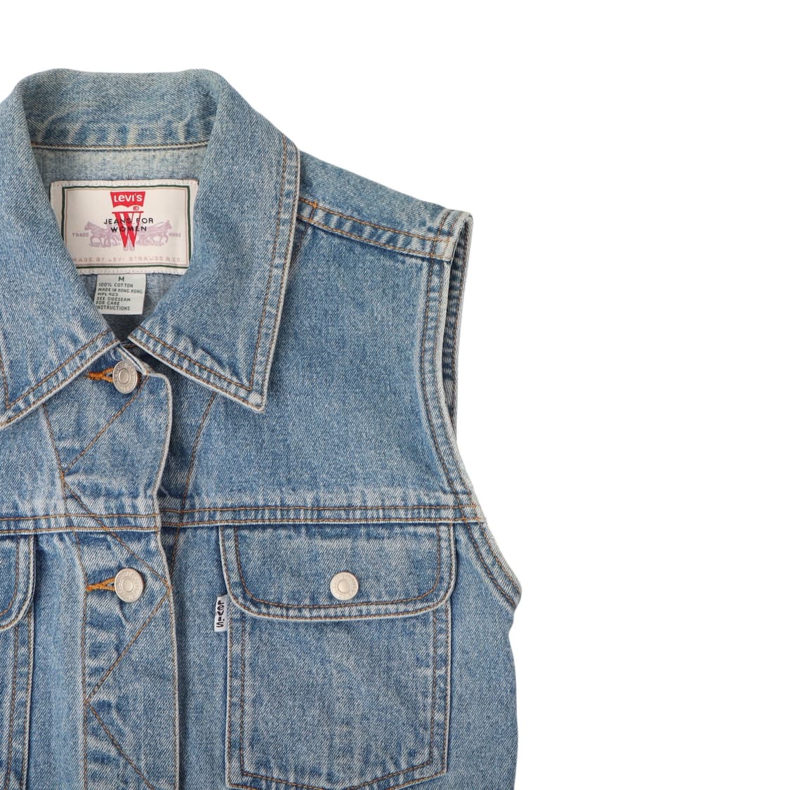 리바이스 포 우먼 데님 베스트 상품이미지2