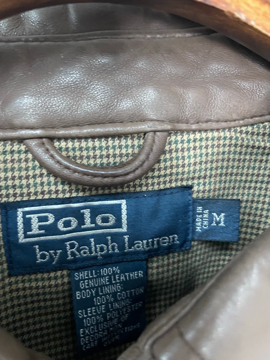 폴로 랄프로렌 브라운 레더자켓 H2439 상품이미지4