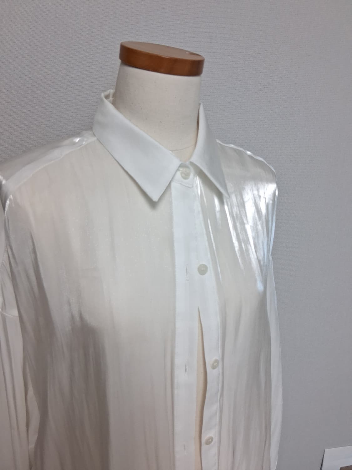 시스루 롱 셔츠 (새상품) 상품이미지4