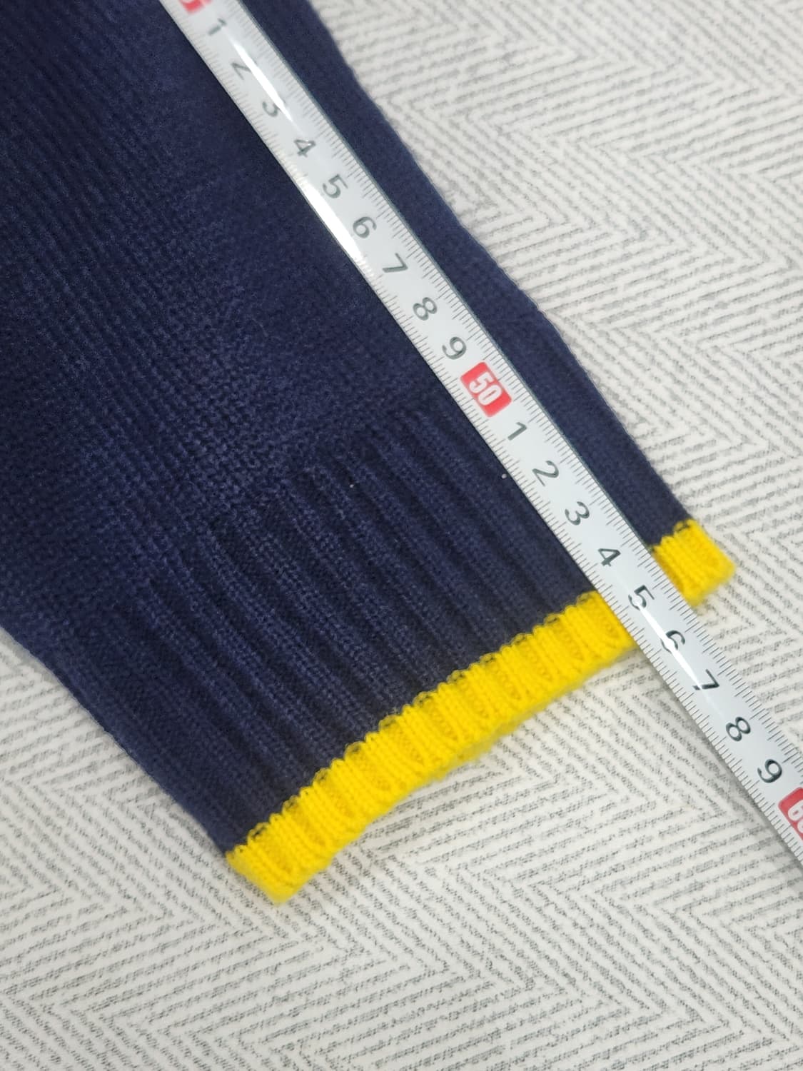 [M] 널디 NERDY 빅로고 오버핏 니트 남성 M 상품이미지9