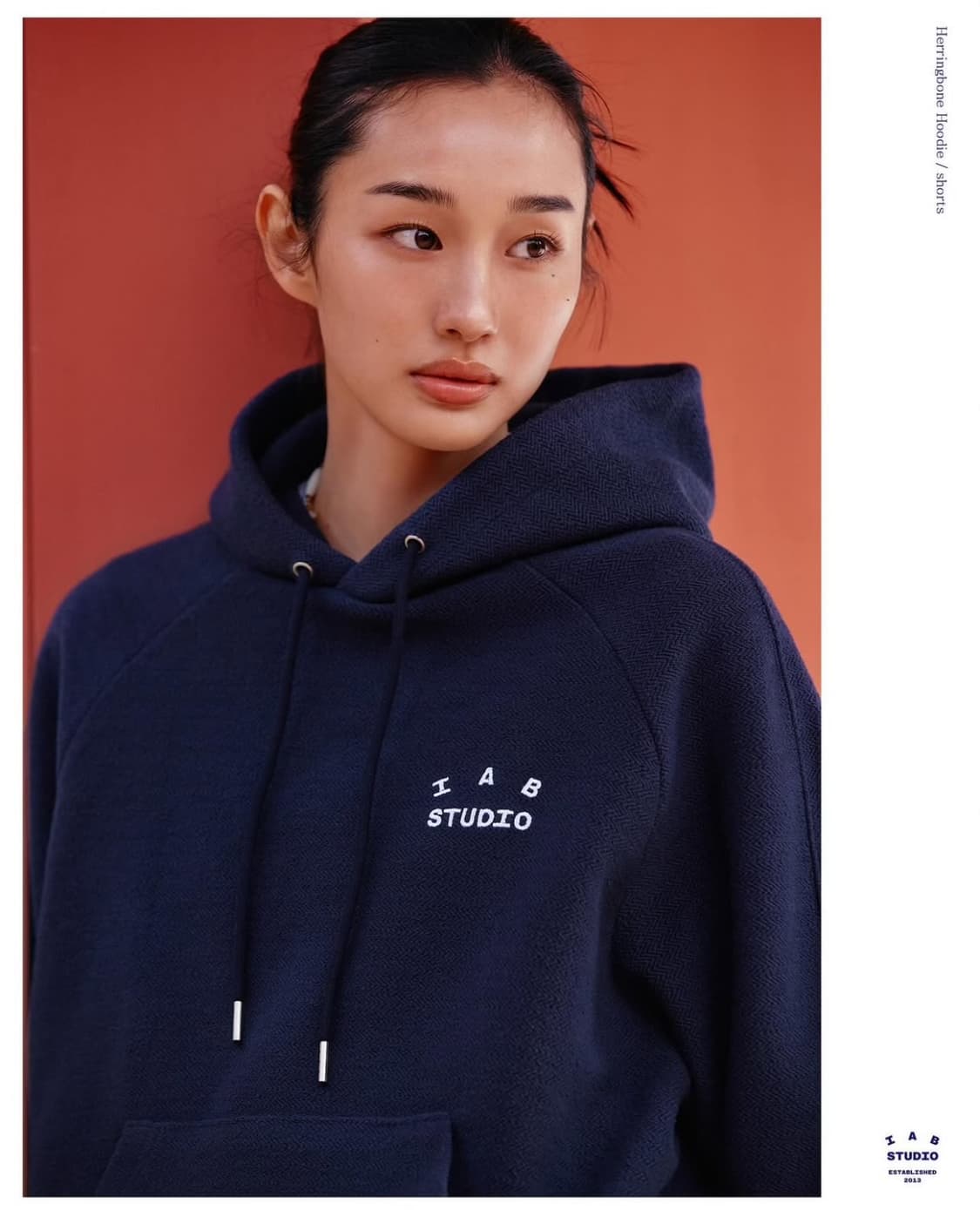 미개봉 아이앱스튜디오 헤링본 후드 네이비 S 상품이미지7