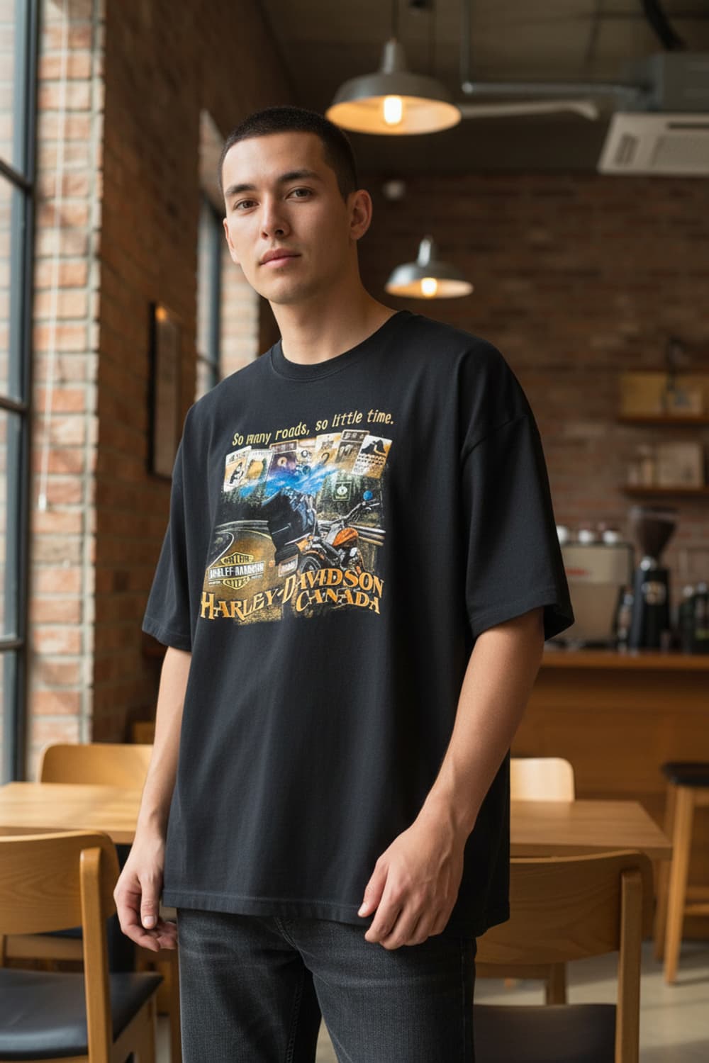 [3XL] 할리데이비슨 캐나다 Saint John 반팔 티셔츠 상품이미지2