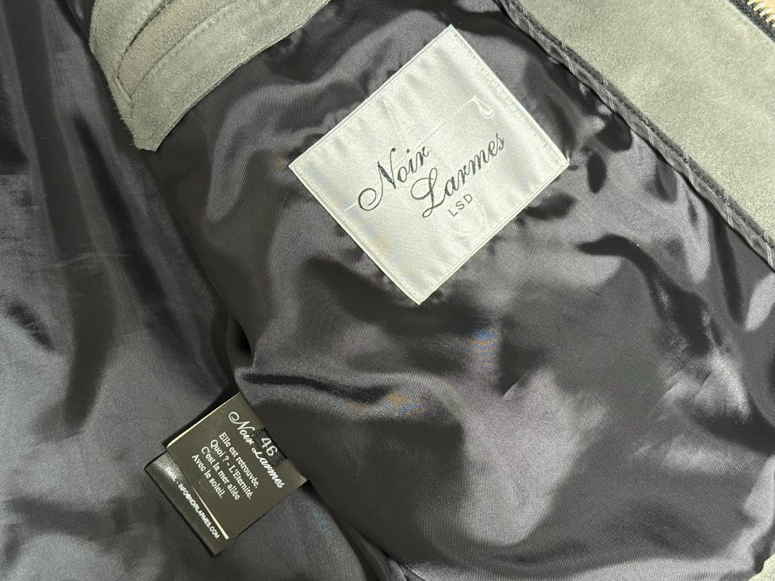 느와르라르메스 스웨이드 자켓 / 그레이 46 (100-103 추천) 상품이미지3