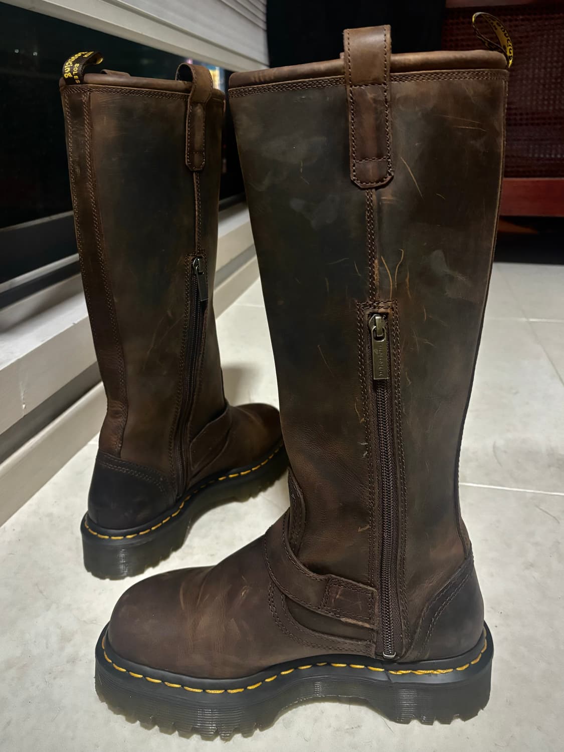 닥터마틴 애니스톤 니하이 브라운   BRW / 41871200 상품이미지4