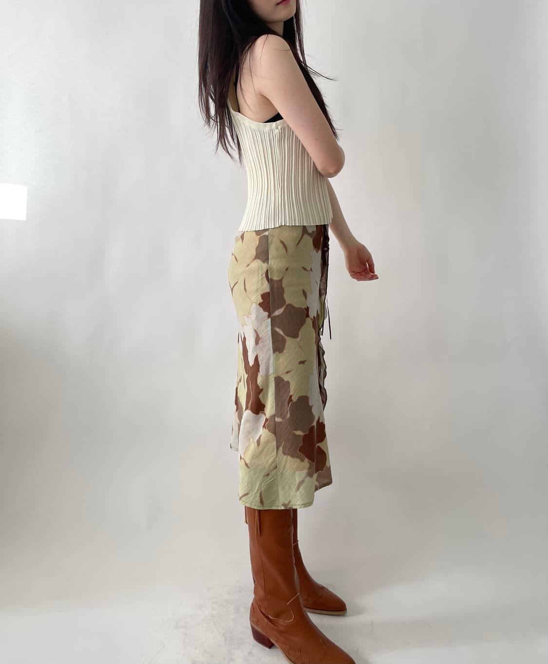 InWear pattern frill skirt 상품이미지10