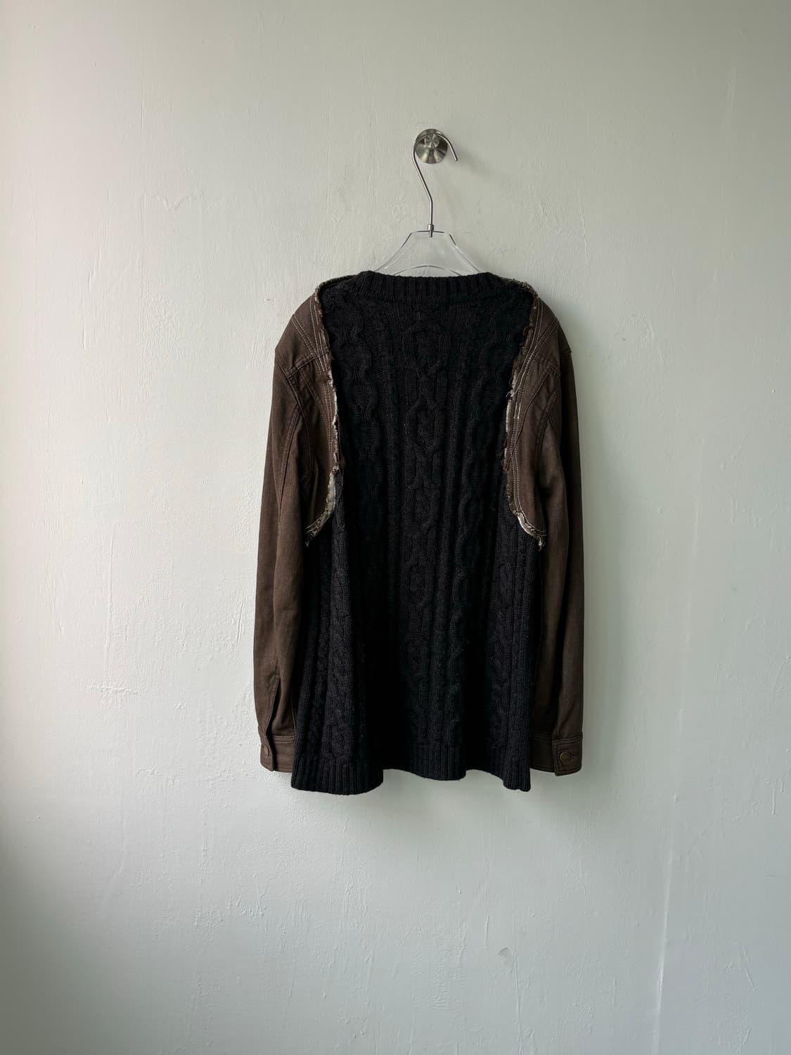 이세이미야케 93SS 런웨이 피스 도킹 트러커 암 스웨터 상품이미지7