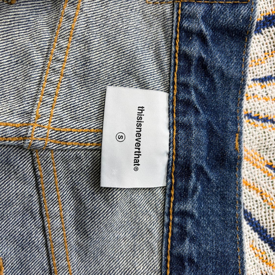 디스이즈네버댓 레귤러 진 청바지 데님 상품이미지3