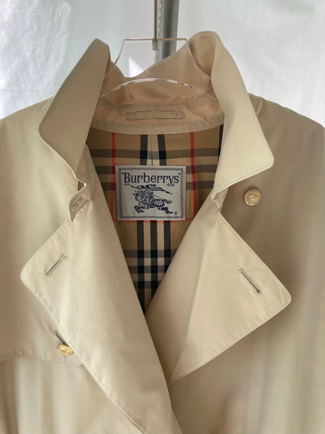 정품) 버버리 클래식 여성 트렌치 코트 베이지 상품이미지2