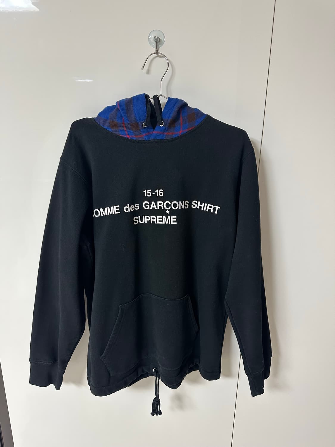 슈프림x꼼데가르송 후드 블랙  상품이미지1