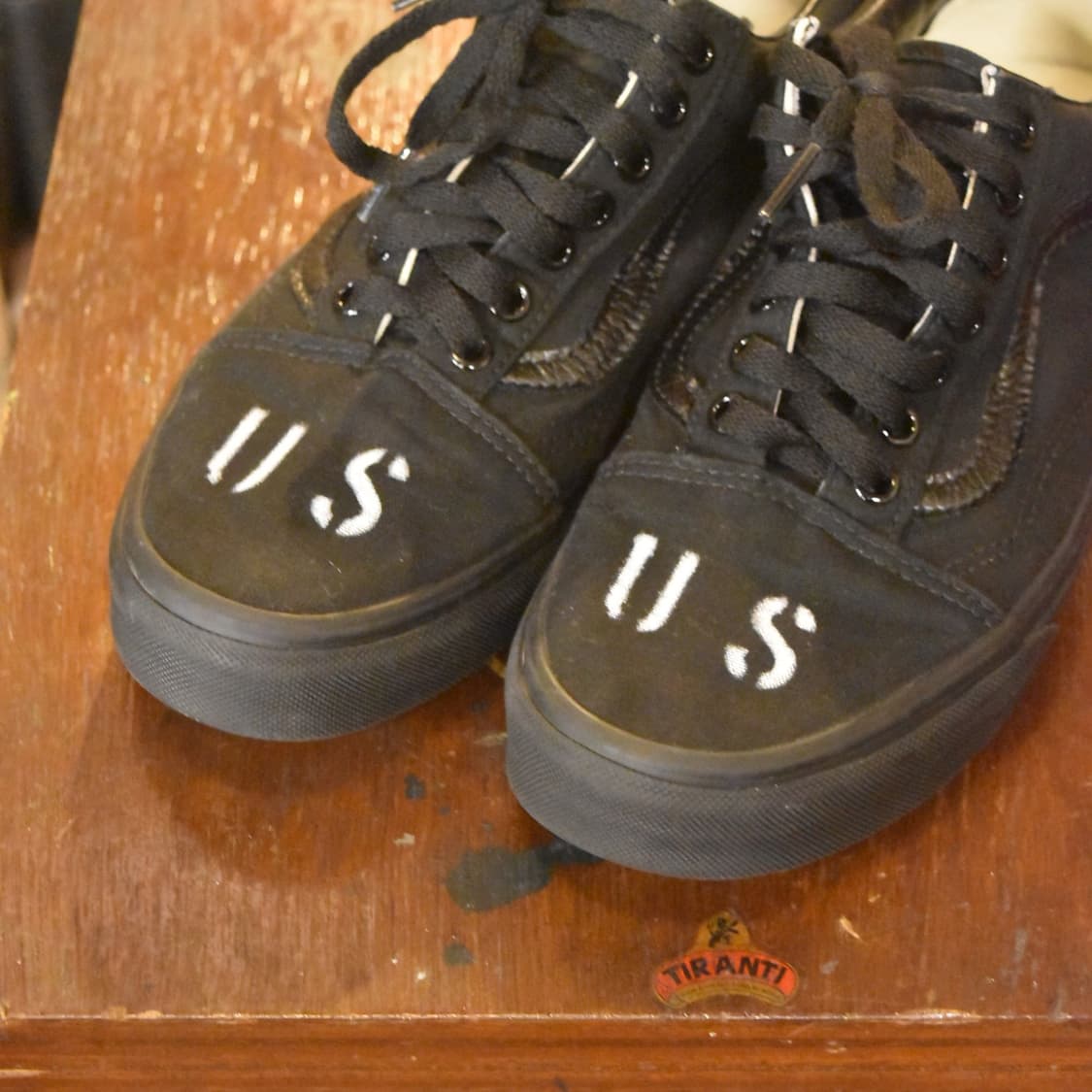 Vans Sneakers US Custom Black 255 Size 상품이미지2