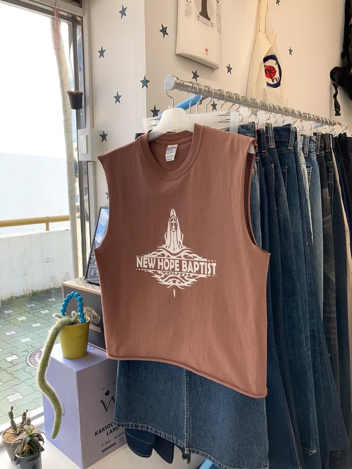 GILDAN cutting sleeveless  상품이미지2