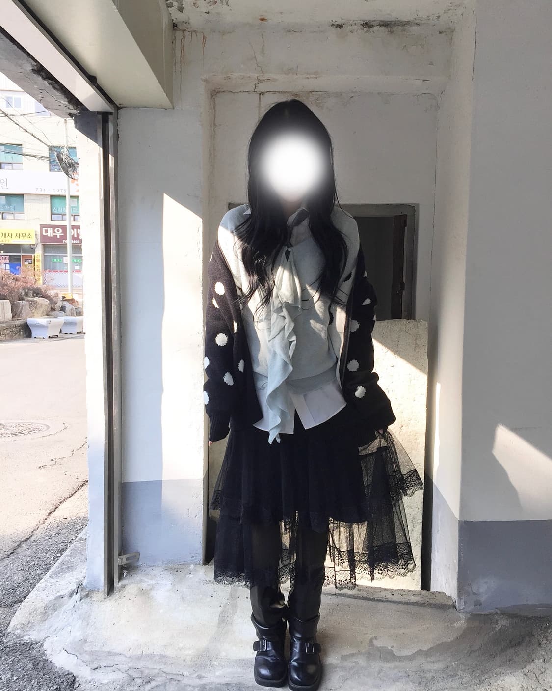 빈티지 핀터도트걸 코디세트 상품이미지1