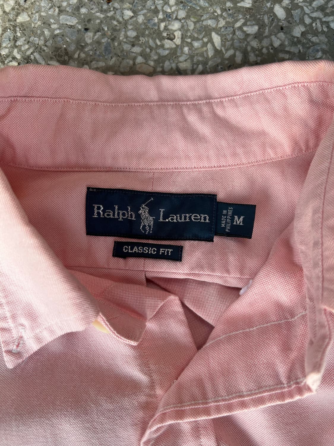 *rare* 2000s polo 폴로 딸기우유 핑크 오버핏 셔츠 상품이미지3
