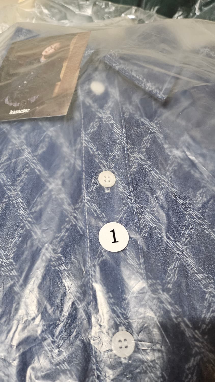 카락터 데님 남방 1사이즈 2사이즈미개봉 새상품 상품이미지7