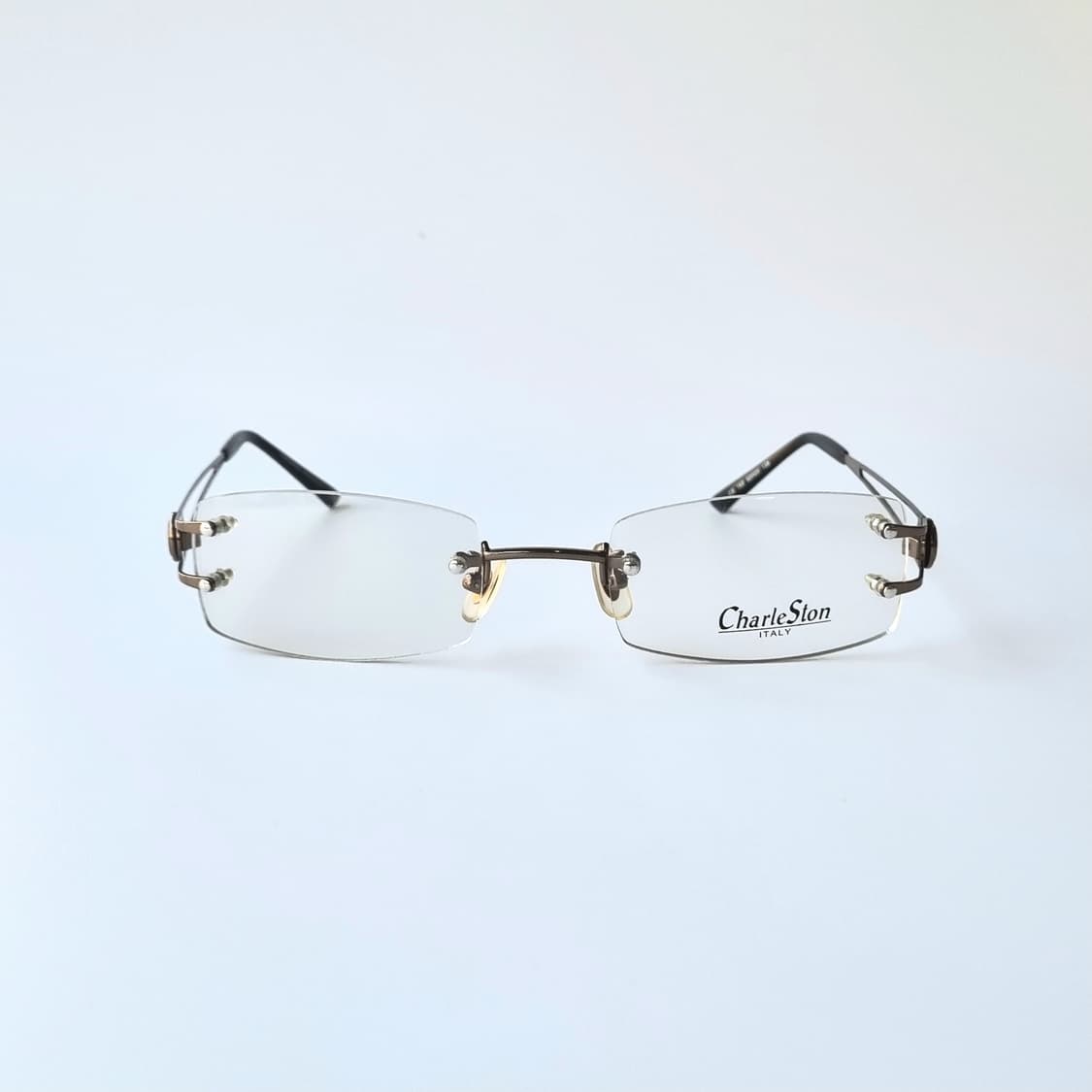 데드스탁  CharleSton 무테 스퀘어 안경테 232 상품이미지1