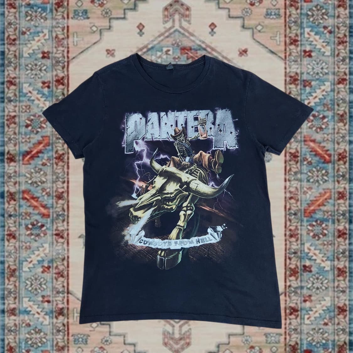 판테라 Cowboys From Hell 그래픽 반팔 티셔츠 상품이미지1