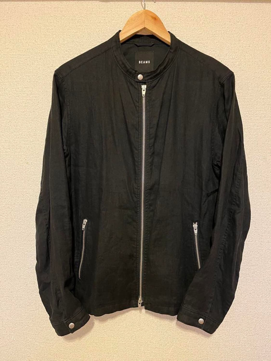 Beams 린넨 바이커 자켓  リネンライダース ジャケット 상품이미지1