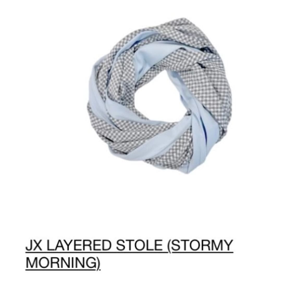 구해요) 지초이 JX LAYERED STOLE 상품이미지1