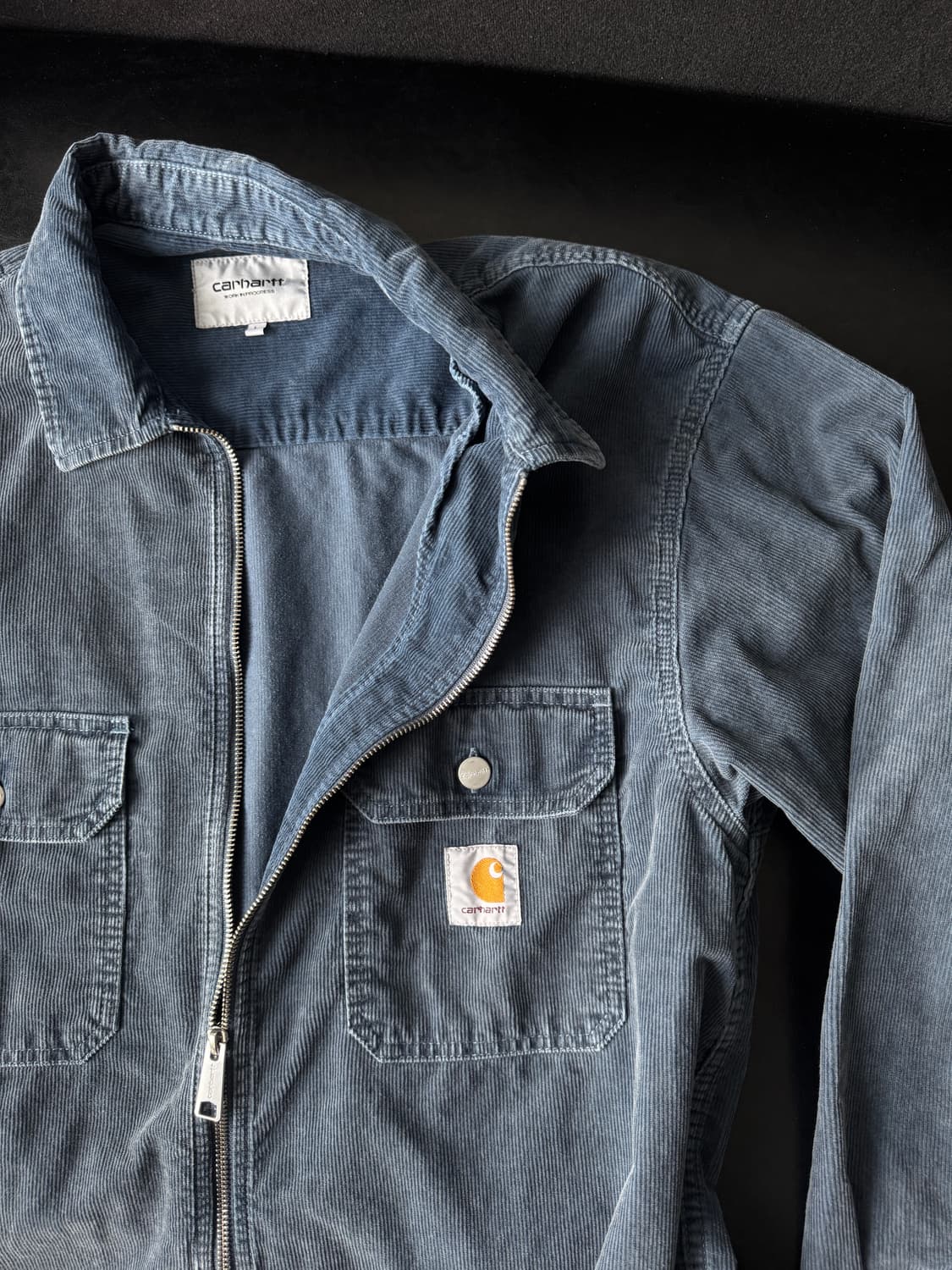 칼하트 윕 레이놀드 블루 셔츠 L 상품이미지5