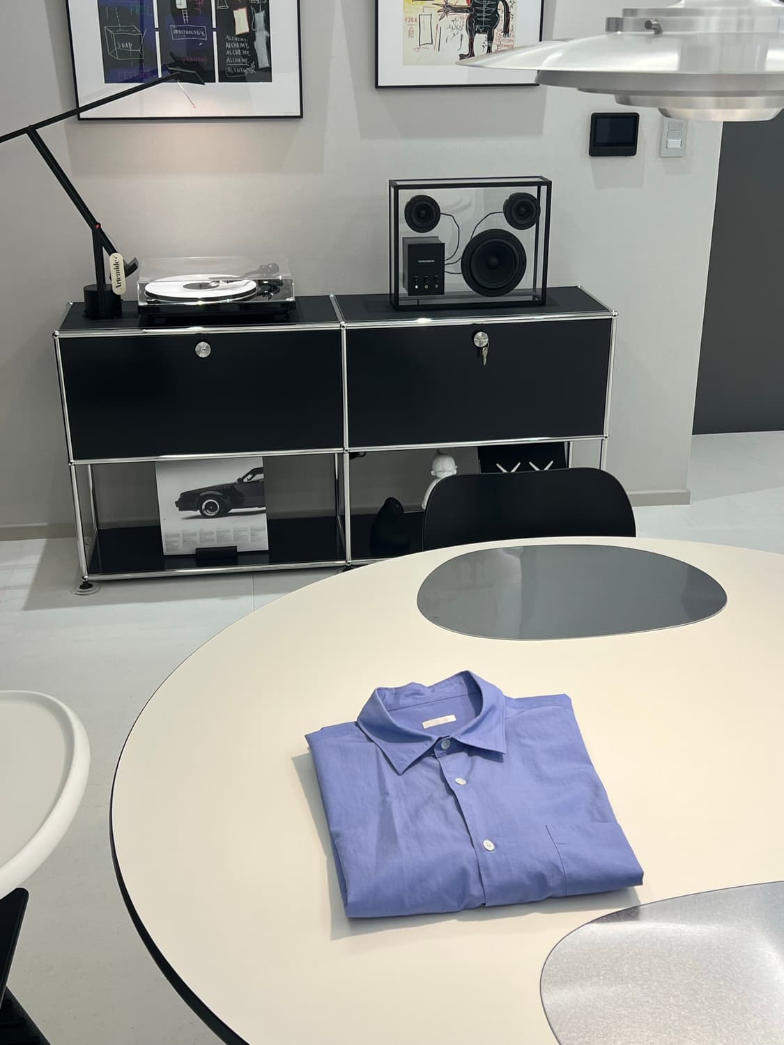 COMOLI 코모리 셔츠 SAX 3 상품이미지1