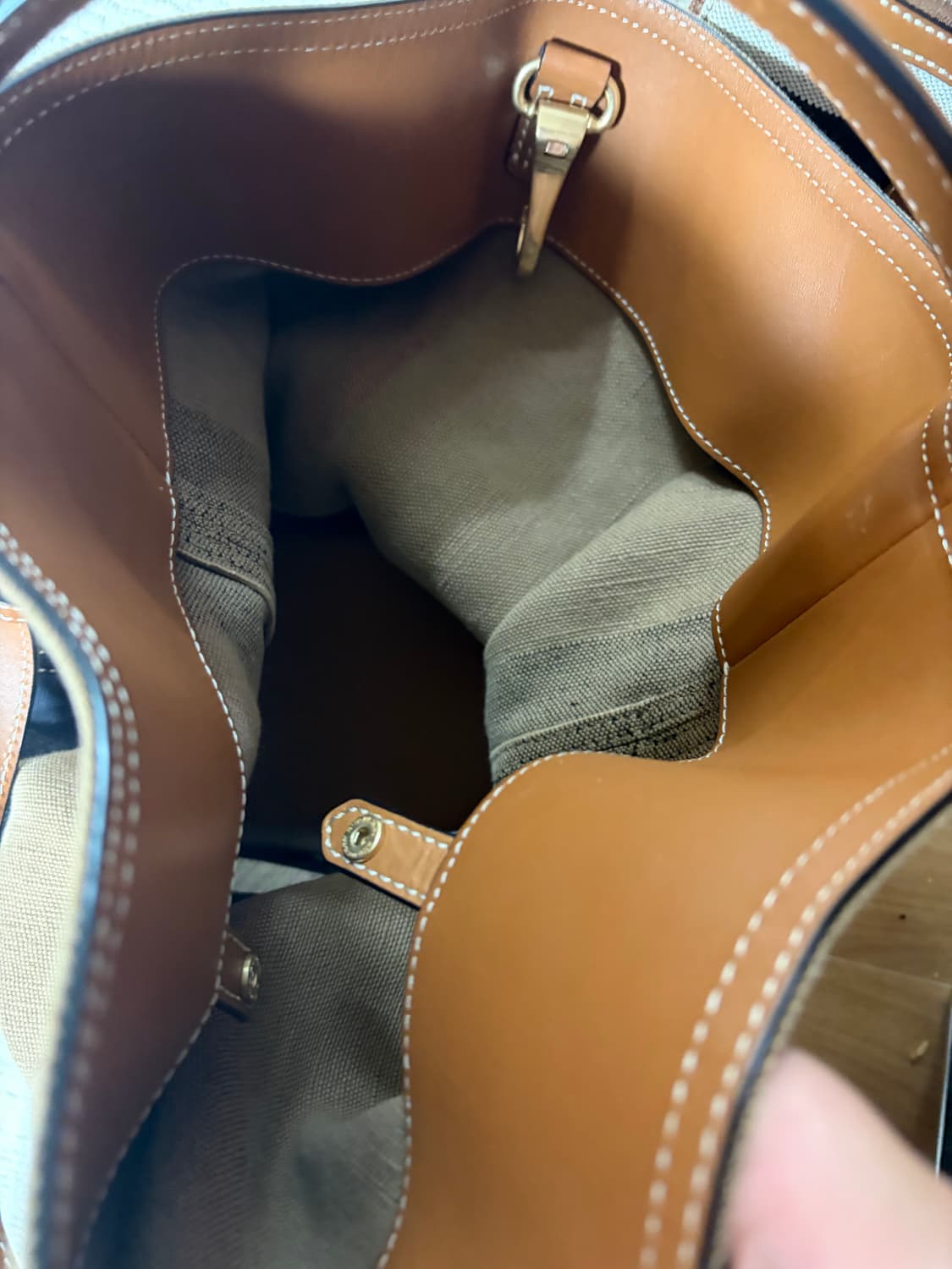 버버리 체크 호보백 상품이미지8