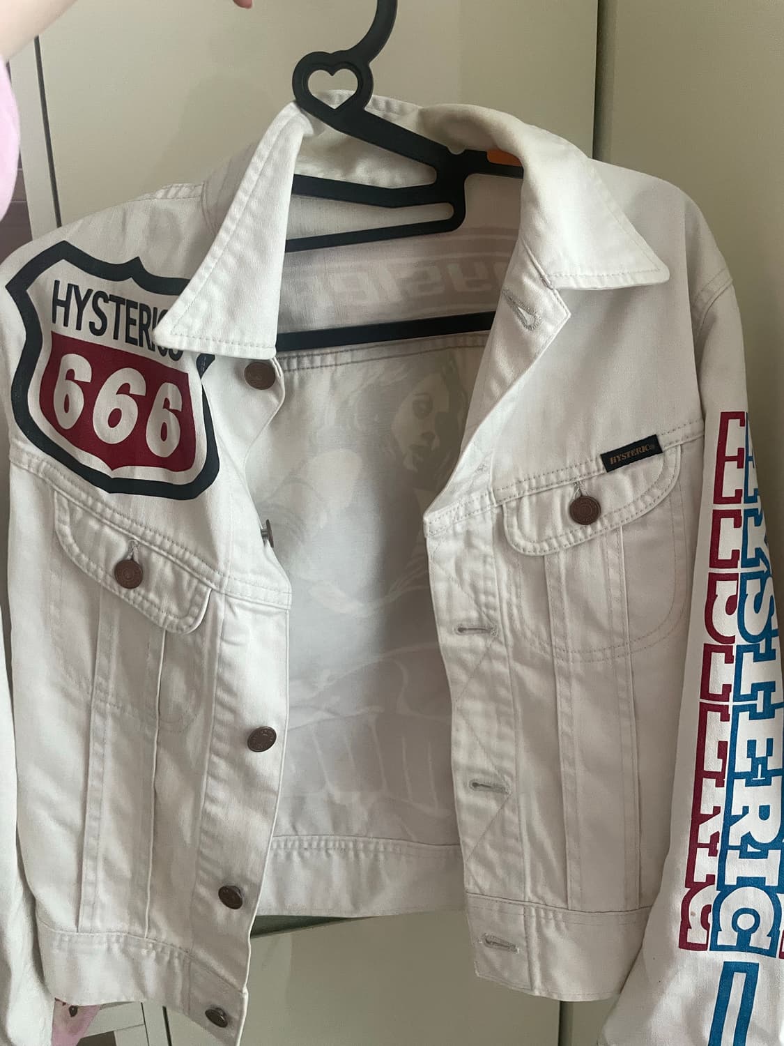 히스테릭글래머 빈티지 화이트 데님 자켓 상품이미지2