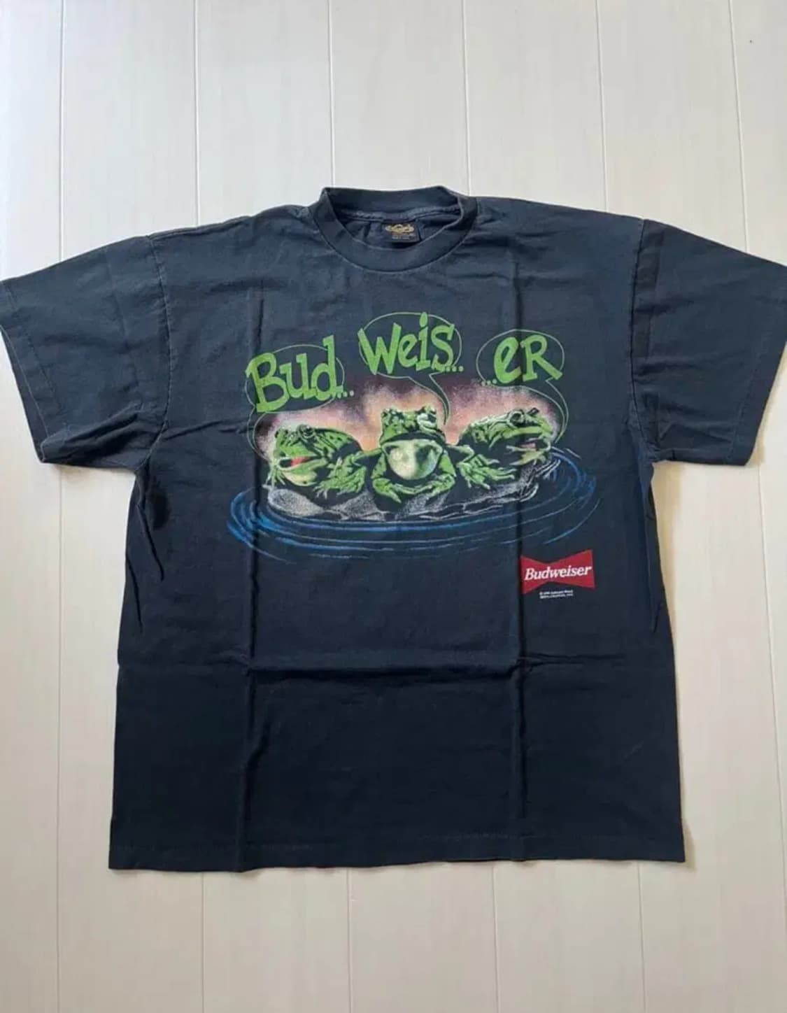 USA 90s, 버드와이저 개구리 티셔츠 상품이미지2