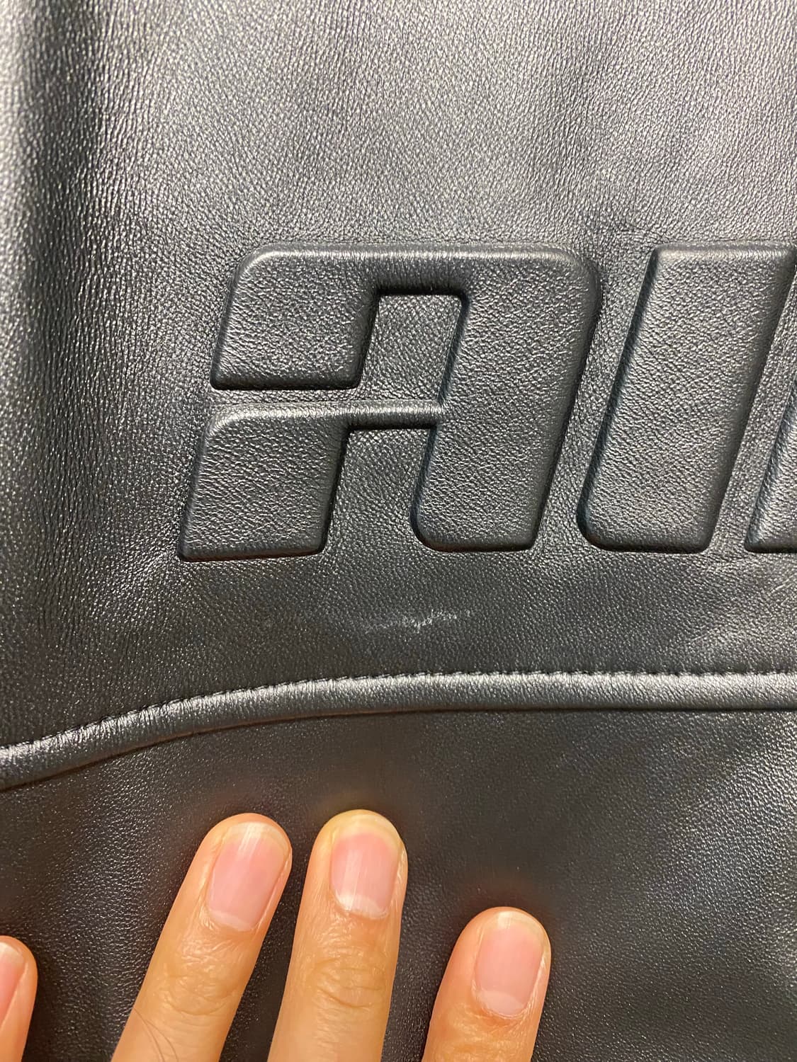 [L] aime leon dore 레더 트랙 자켓 판매합니다 상품이미지3