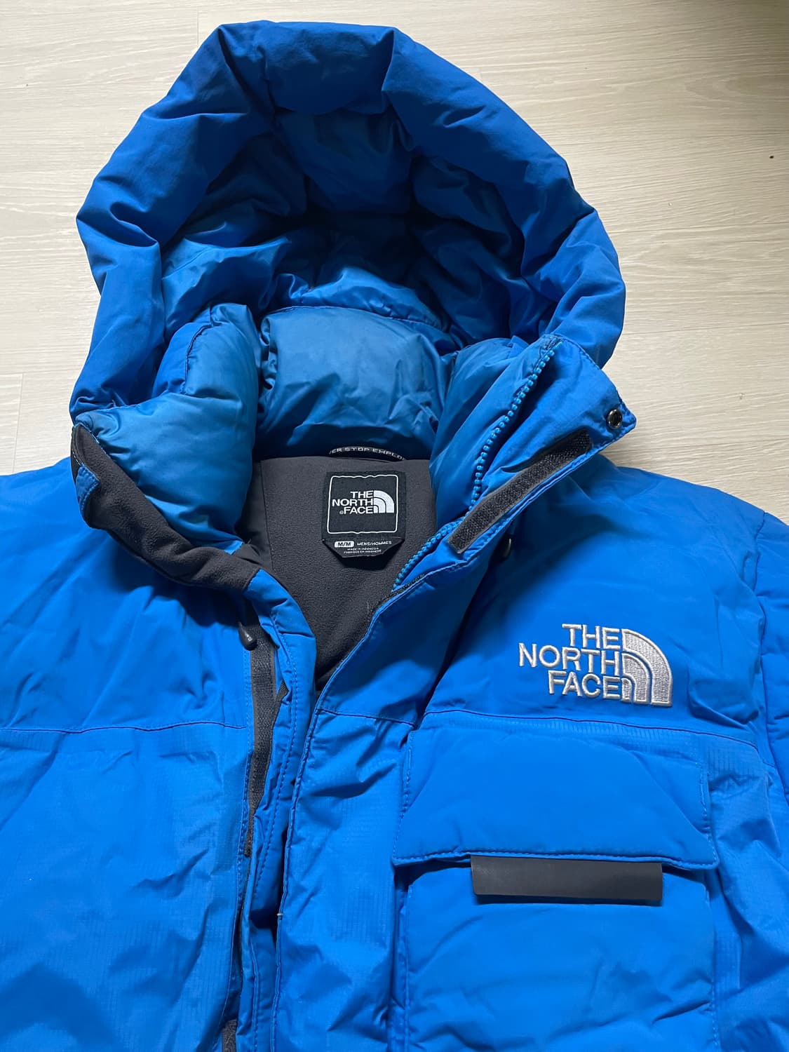 노스페이스 700 히말라야 구스다운 블루 패딩  상품이미지3