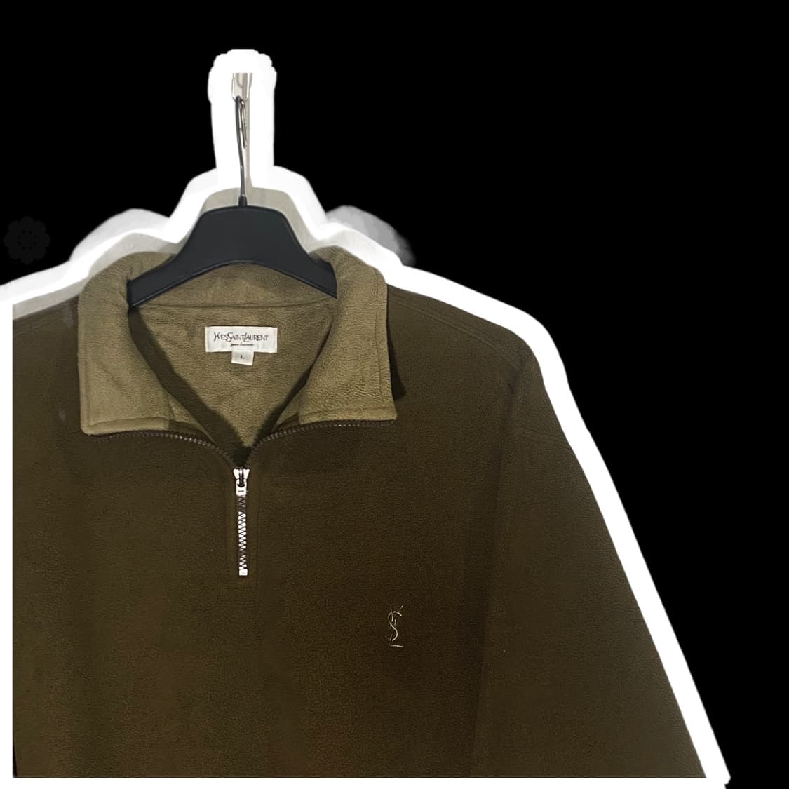 YvesSaintLaurent 입생로랑 반집업 후리스 상품이미지2