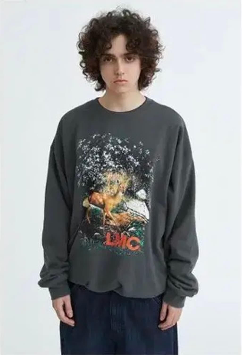 LMC 사슴 맨투맨 L 상품이미지3