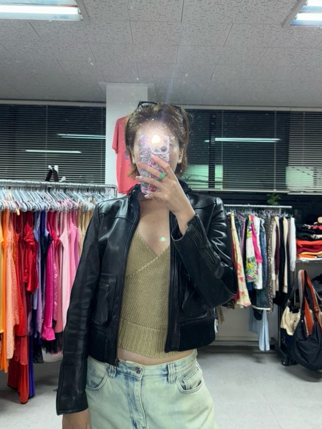 Sheepskin leather jacket 상품이미지8
