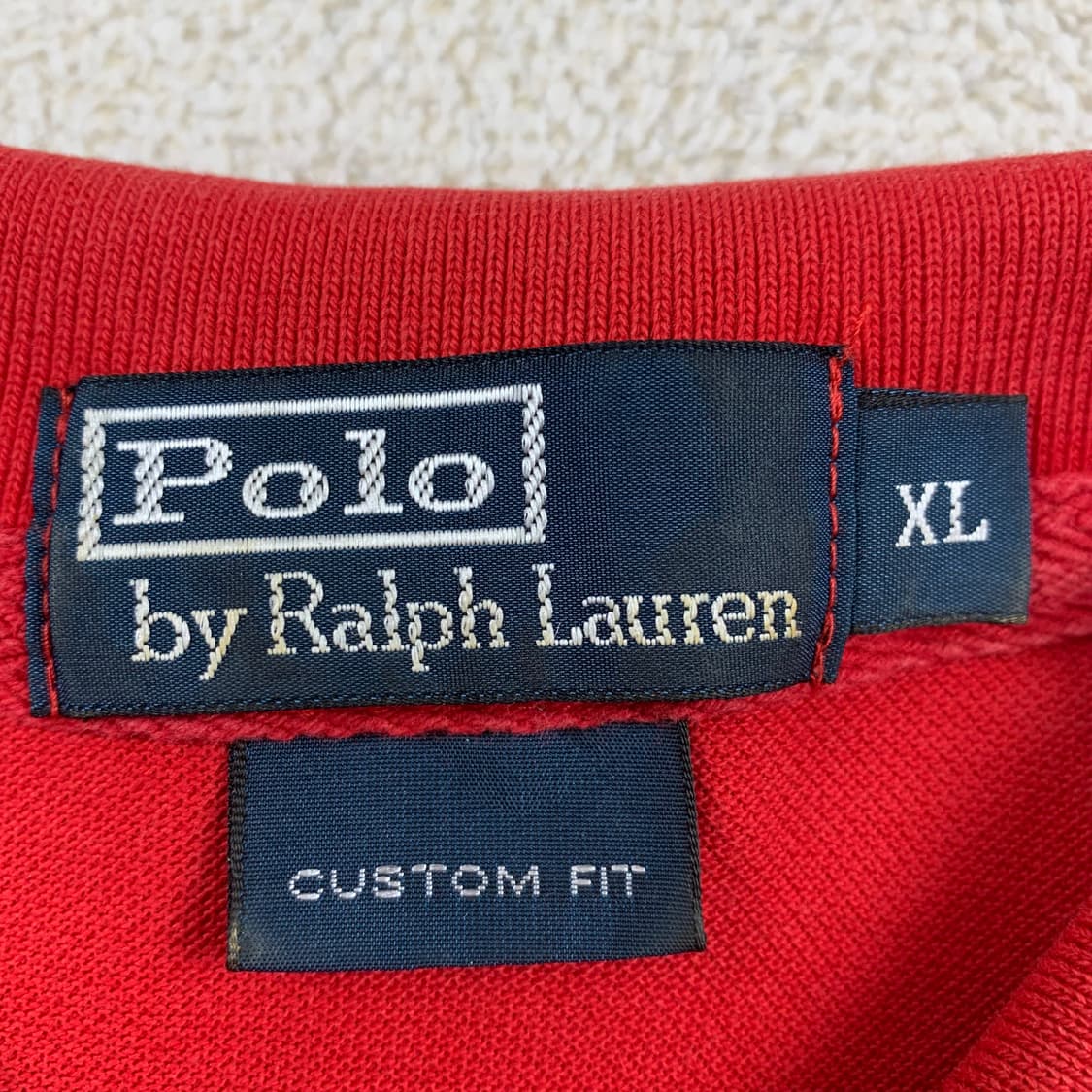 폴로 랄프로렌 LXVII 빅포니 폴로 셔츠 레드  상품이미지4