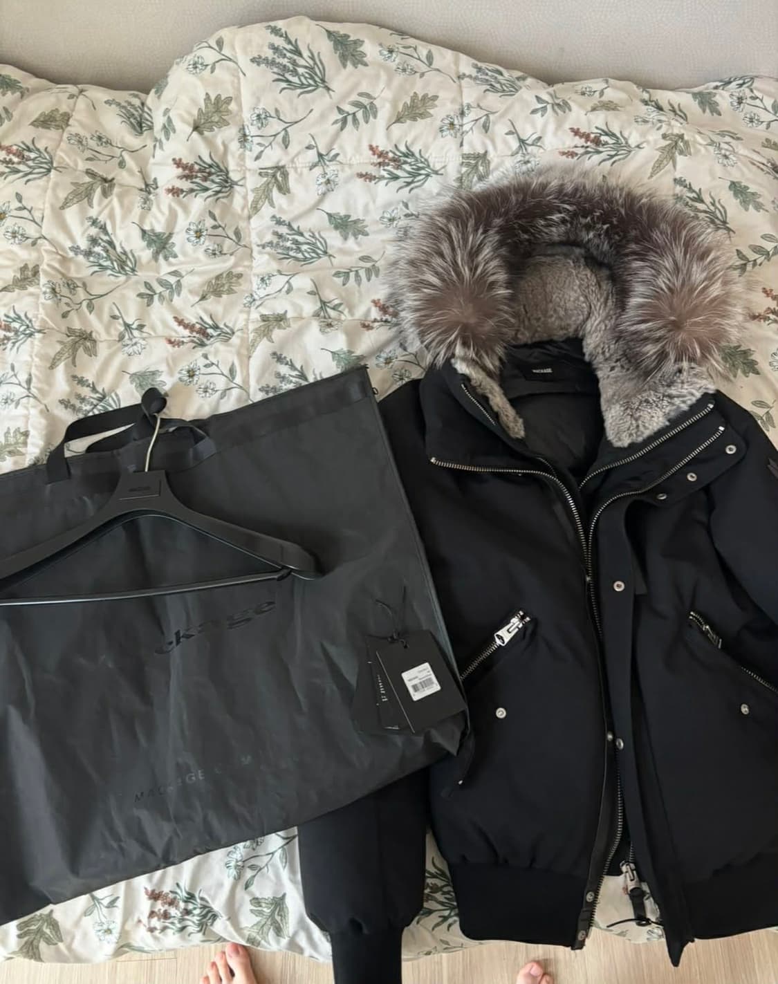 맥케이지 딕슨 실버퍼 40사이즈 새상품급 풀구성 상품이미지1