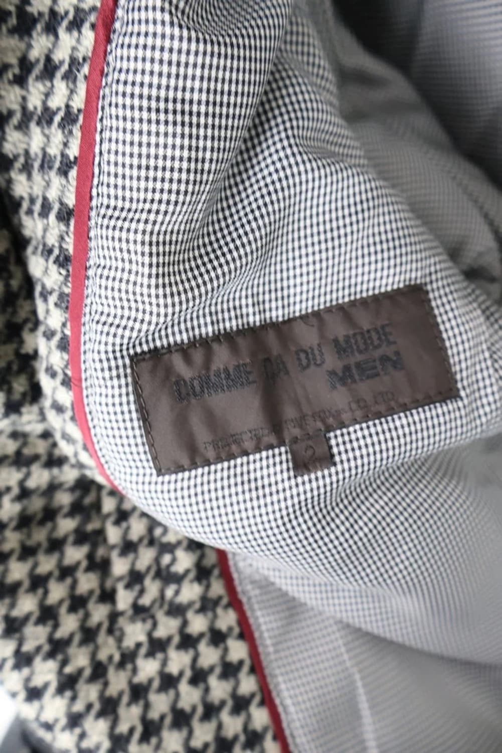 COMME CA DU MODE MEN Houndstooth Jacket 상품이미지5