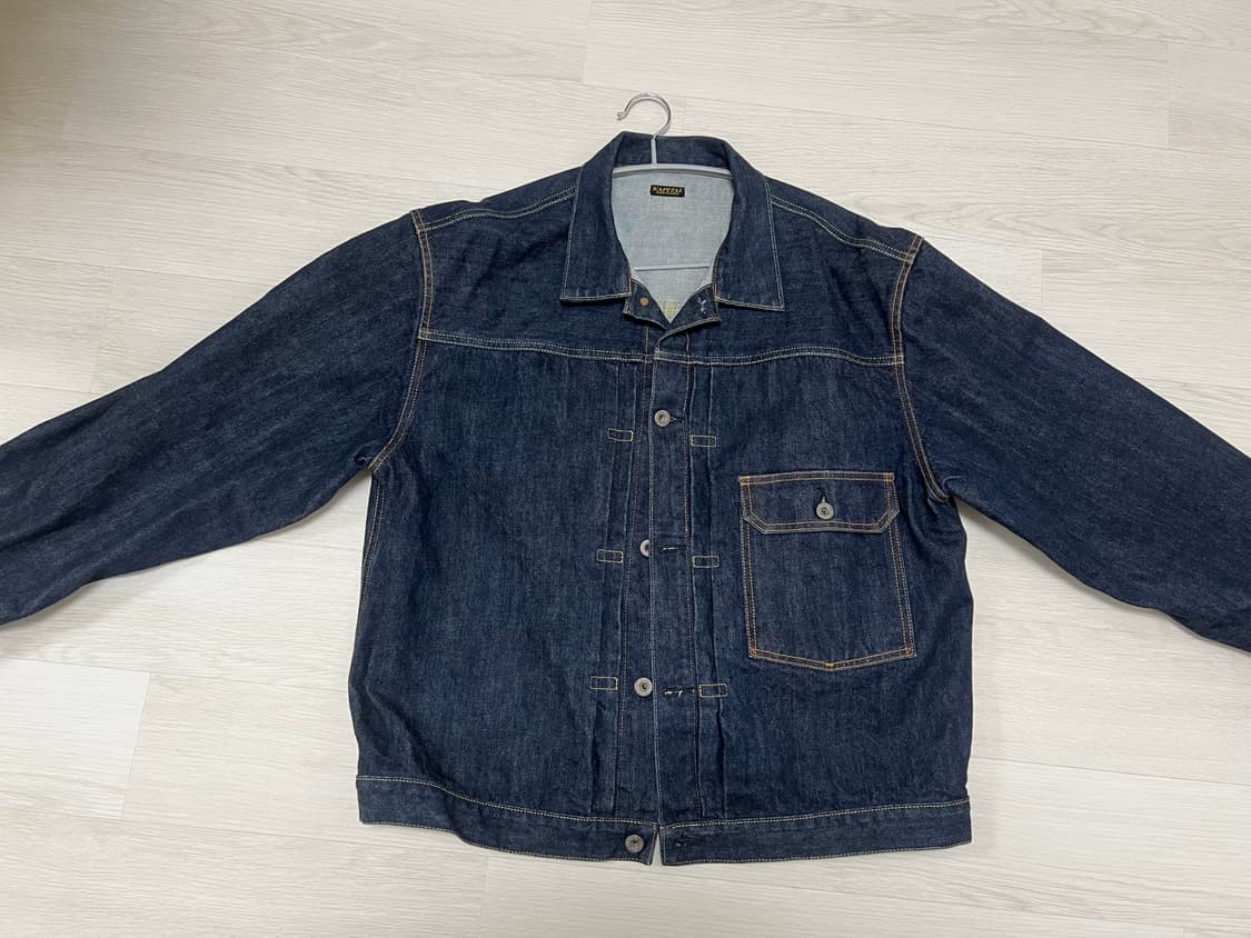 캐피탈 1st 원워시 데님자켓 5사이즈 상품이미지1