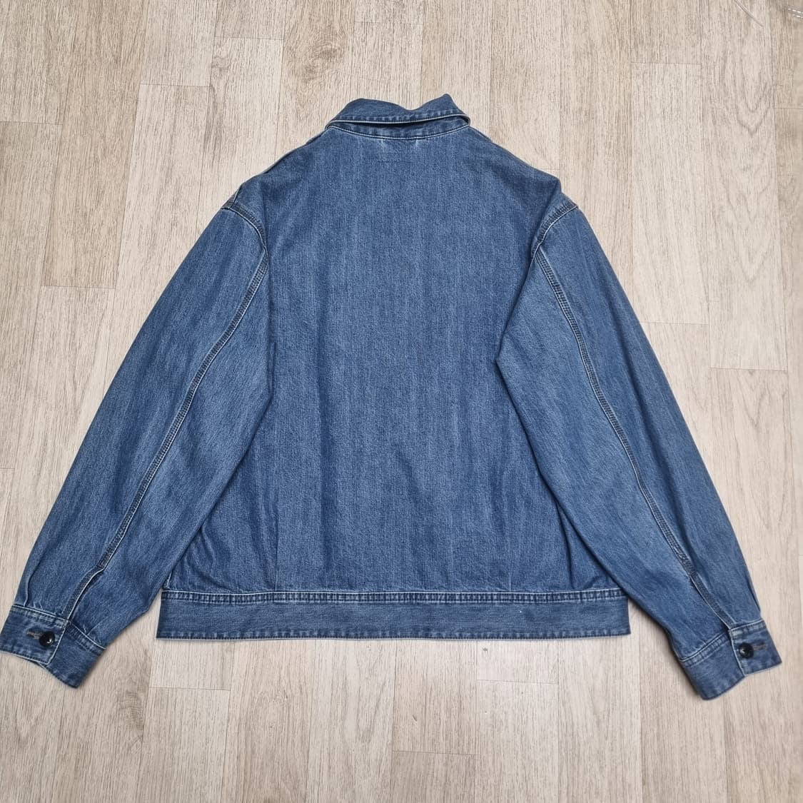 유니클로 데님 집업 블루종 XL 상품이미지3