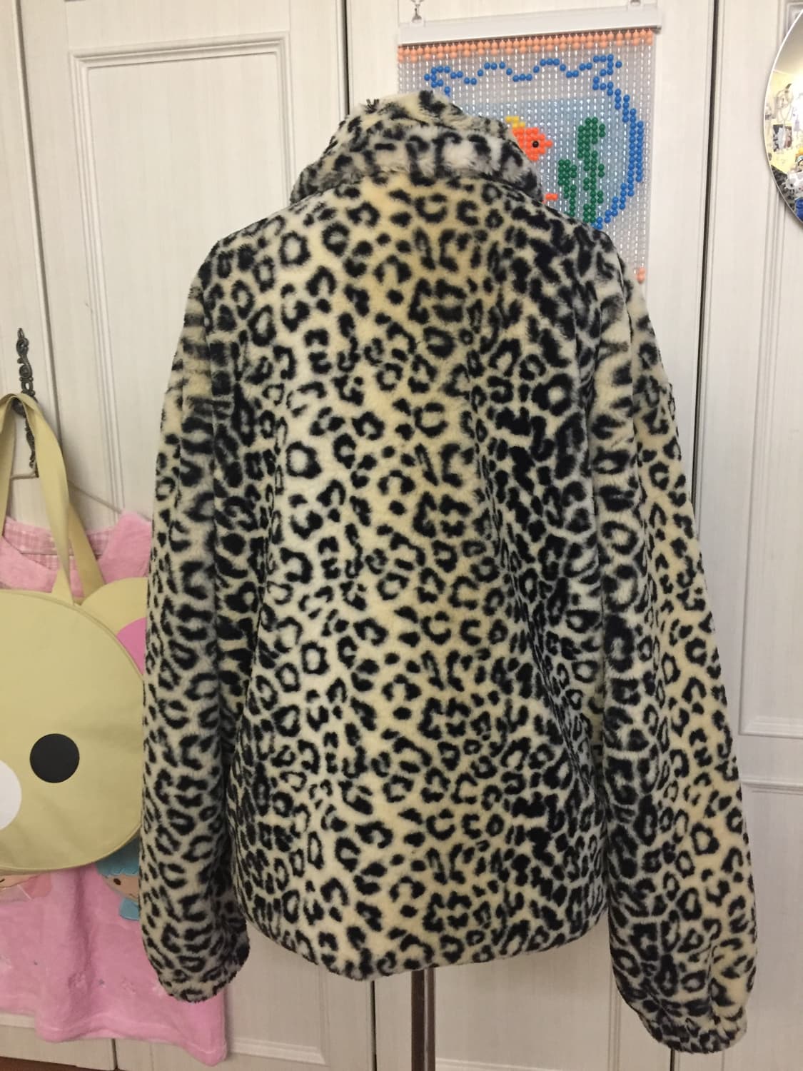 ENZO BLUES 엔조블루스 호피 레오파드 퍼자켓 아우터 갸루 오네갸루 상품이미지3