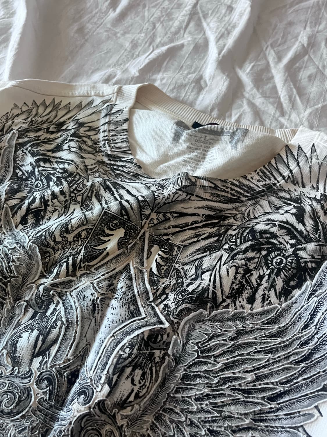 Buckaroo gothic print over fit t shirt 상품이미지3