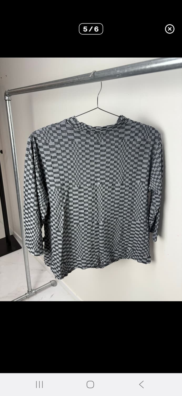 BARONNE 체크 패턴  티셔츠 상품이미지5