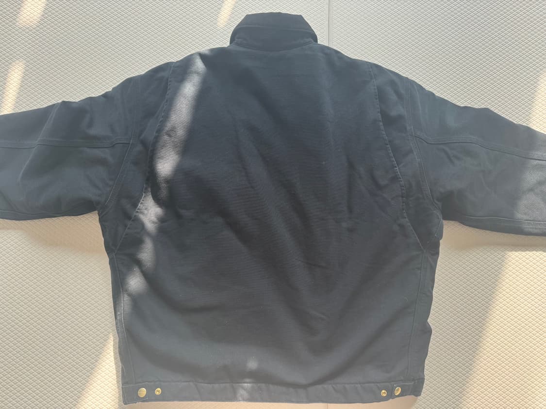 칼하트 WlP OG 디트로이트 자켓 블랙 스톤 캔버스 상품이미지2