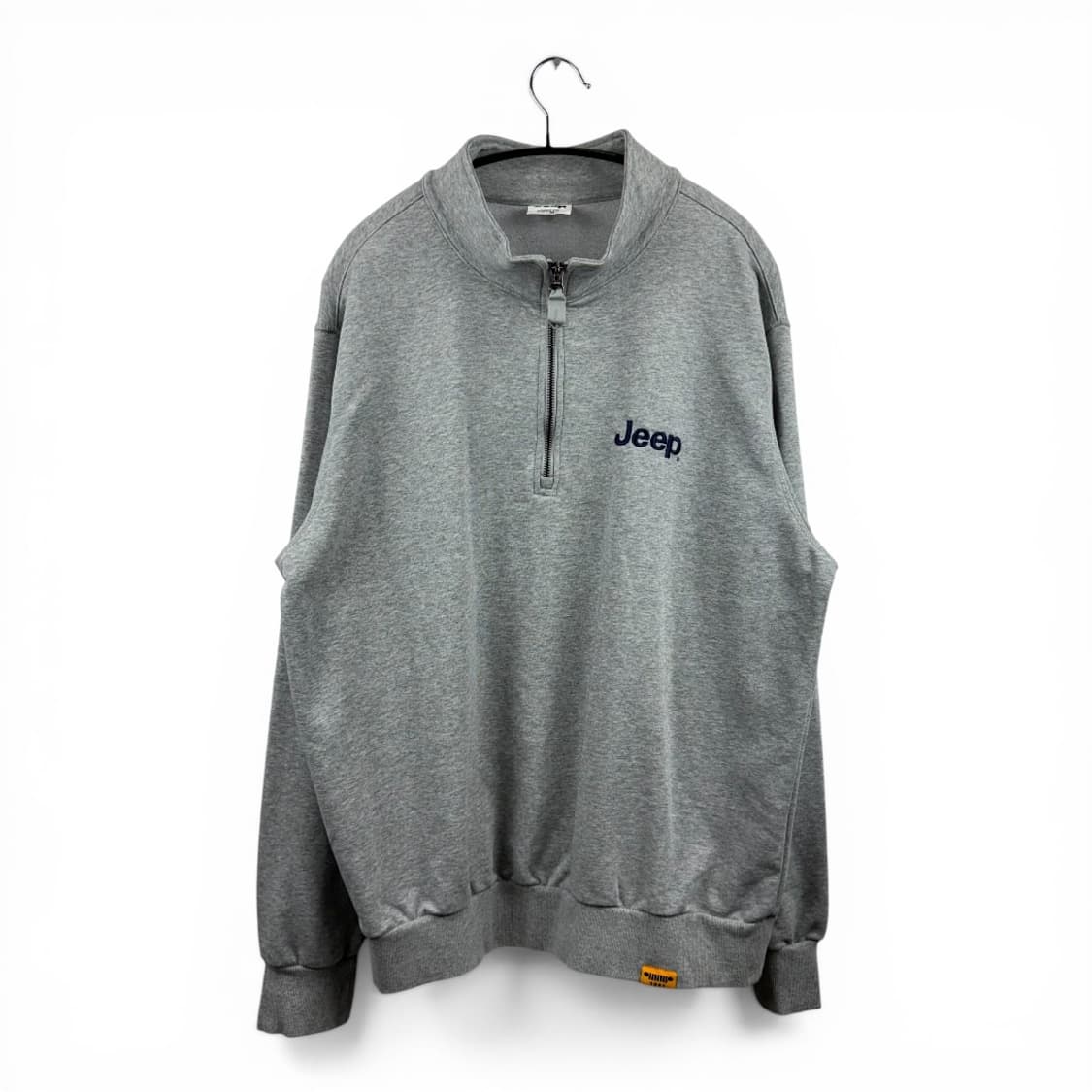 (XL) 지프 하프집 맨투맨 그레이 상품이미지1