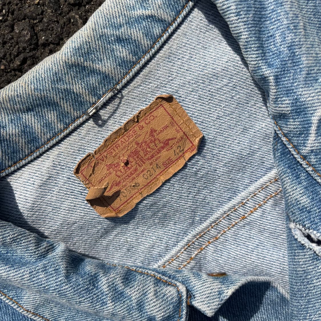 80년대 미국 리바이스 70506 데님 트러커 상품이미지3